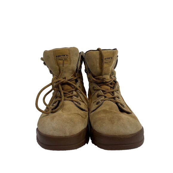 Smith American Work Boots Mens Size 13 Waterproof Wheat Brown Leather main image 6